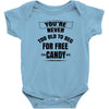 for free candy Baby Bodysuit
