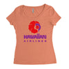 stylish retro hawaiian airlines Women's Triblend Scoop T-shirt