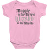 muggle in the streets, wizard in the sheets Baby Onesie
