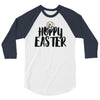 hoppy easter 3/4 Sleeve Shirt