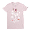 Though She Be But Little She Is Fierce Ladies Fitted T-Shirt