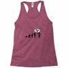 stop following me monkey Racerback Tank