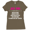 July Girl Hated By Many Ladies Fitted T-Shirt