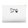 crazy cat lady Accessory Pouches