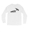 evolution of a biker dirt bike mx motocross t shirt men Long Sleeve Shirts