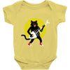rock cat Baby Onesie