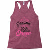 celebrating with the 70th birthday king t shirts Racerback Tank