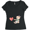 Cute Painter Women's Triblend Scoop T-shirt