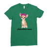 chihuahua mom Ladies Fitted T-Shirt
