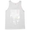 banksy street art zebra bar code Tank Top