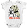This Girl Loves Her Dachshund Baby Onesie