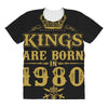 kings are born in 1980 All Over Women's T-shirt