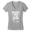 Greatest Wife In The Universe Women's V-Neck T-Shirt