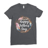 Happy Father's Day Ladies Fitted T-Shirt