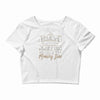 drinking can cause memory loss Crop Top