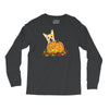 corgi pumpkin Long Sleeve Shirts