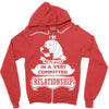 I Am Beagle Actually In A Very Commited Relationship Zipper Hoodie
