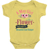 A May Girl Like A Flowers Baby Bodysuit