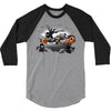 oblivious ninja trick or treat 3/4 Sleeve Shirt