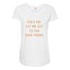 hold on let me get to the save point. Maternity Scoop Neck T-shirt