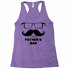 happy father's day Racerback Tank