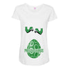 Preggosaurus Funny Maternity Scoop Neck T-shirt