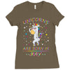 Unicorns are born in May Ladies Fitted T-Shirt