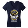 I Own It Forever The Title Librarian Women's V-Neck T-Shirt