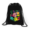 Flower Pocket Drawstring Bags