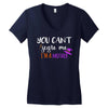 you can't scare me i'm a mother Women's V-Neck T-Shirt