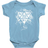 dungeons and dragons dice art Baby Bodysuit