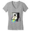 bird booth Women's V-Neck T-Shirt