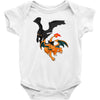 dragon duel collide Baby Bodysuit