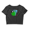 guitar retro music Crop Top