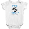 Papa is my Name Fishing Is My Game Baby Onesie