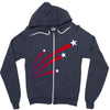 stars and stripes Zipper Hoodie