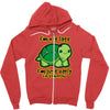 not late Zipper Hoodie