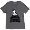 I Am French Bulldog Actually In A Very Commited Relationship V-Neck Tee