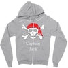 captain jack Zipper Hoodie