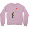 happiness is fleeting Crewneck Sweatshirt