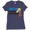trust me i'm super professional Ladies Fitted T-Shirt