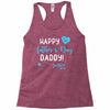 Happy First Father's Day Daddy Racerback Tank