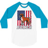 usa boxer flag 3/4 Sleeve Shirt