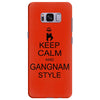 keep calm and gangnam style black t shirt Samsung Galaxy S8 Plus