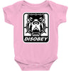 bull dog disobey Baby Onesie