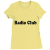 Radio Club logo Ladies Fitted T-Shirt