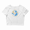 mustache batman Crop Top