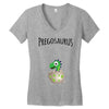 Pregosaurus Boy Women's V-Neck T-Shirt