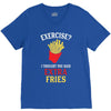 Exercise Extra Fries V-Neck Tee