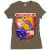 rosie the retrogamer Ladies Fitted T-Shirt